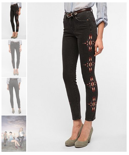 urban outfitters navajo jeans