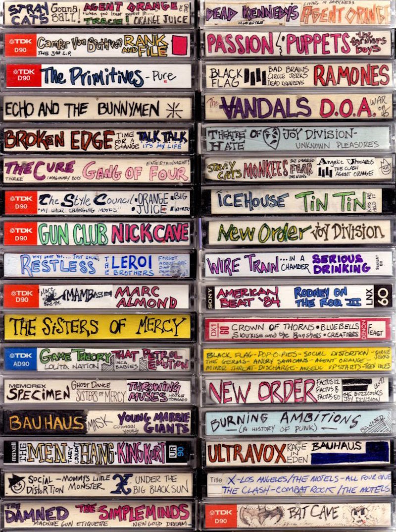 mix-tape cassette spine diy art 3
